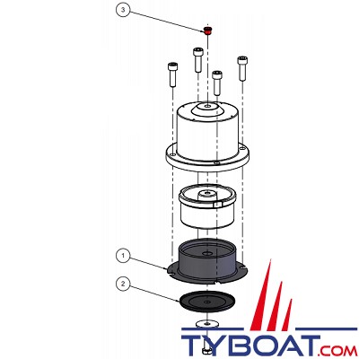 Hy-ProDrive - Kit joints de réservoir pour vérin ML+40