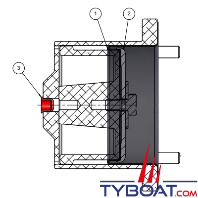 Hy-ProDrive - Kit joints de réservoir pour vérin ML+40