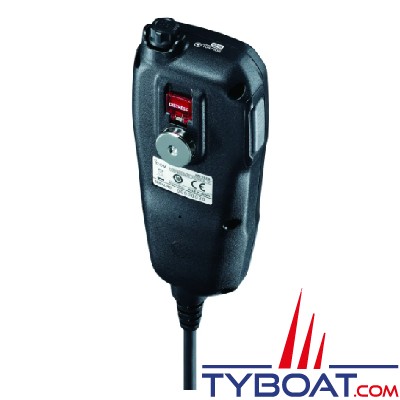 Icom - Micro déporté M-195GB pour VHF fixes - noir - IPX7 longueur câble 6,1m 
