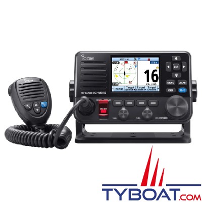 Icom - VHF Marine fixe M510EAIS EVO - GPS et récepteur AIS intégré - WIFI/NMEA2000/NMEA0183