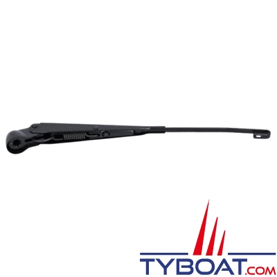 Imnasa - Bras essuie-glace B-2 - Anodisé noir - 310-420 mm - Axe conique 10 mm DIN