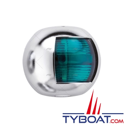 Imnasa - Feu de navigation tribord - pour bateau < 12m - inox - 12 Volts