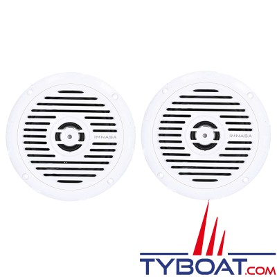 Imnasa - Paire de Haut-parleurs étanches - avec Bluetooth - 6