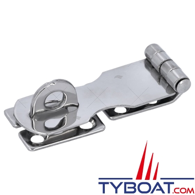 Attache-capot à cadenas - inox - 70x25mm