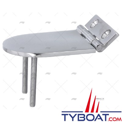 Charnière inox 21x82x65mm
