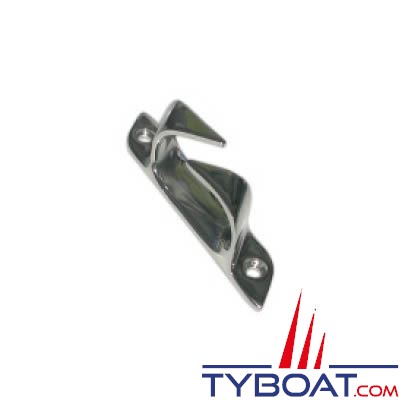 Chaumard croisé inox 150 mm pour cordage Ø 20mm tribord