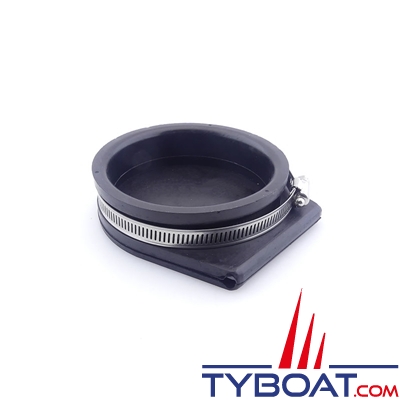 Clapet d'échappement en néoprène avec collier en inox - Ø 63 mm