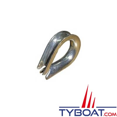 Cosse coeur inox pour câble Ø 14mm