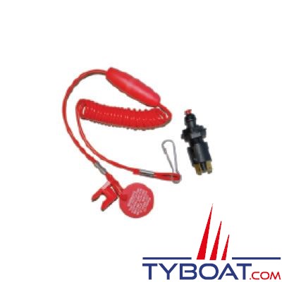 Coupe circuit pour moteur Hors Bord - flottant - 5A
