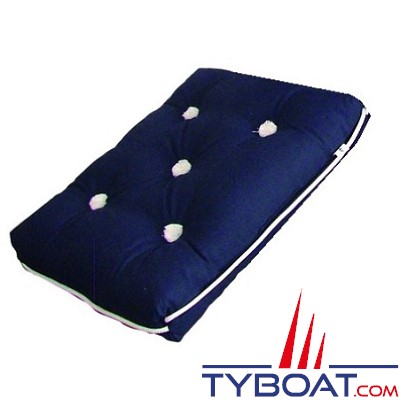 Coussin en kapok - Bleu navy - 440 x 360 x 80