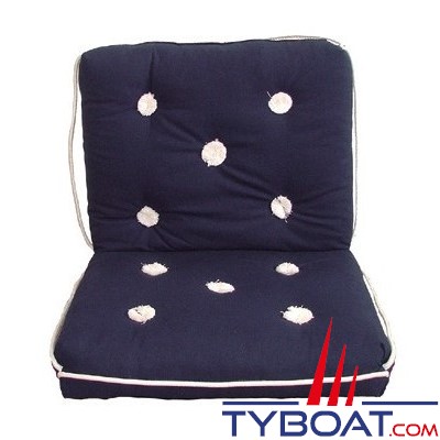 Coussin en kapok - Bleu navy - 440 x 720 x 80