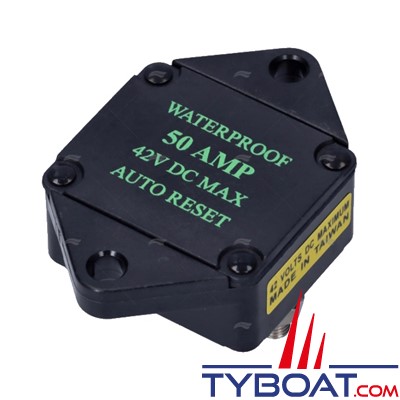 Disjoncteur automatique encastré - 42 VDC - 50 Ampères