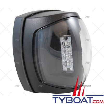 Feu de navigation LED - tribord - polycarbonate noir - 2 MN - 12 Volts - IP65