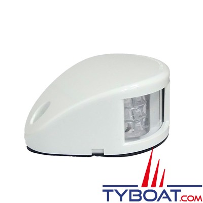 Feu de navigation plat - pvc blanc - tribord- 12 volts