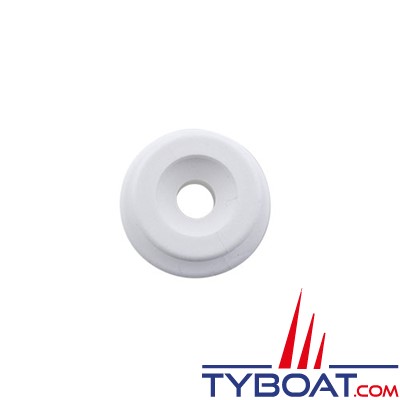 Fixation plastique pour taud ou capote - Ø 12 mm - Blanc - à l'unité