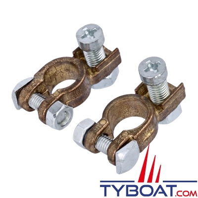 Kit cosses à batterie M10X24 - laiton - (x2) 