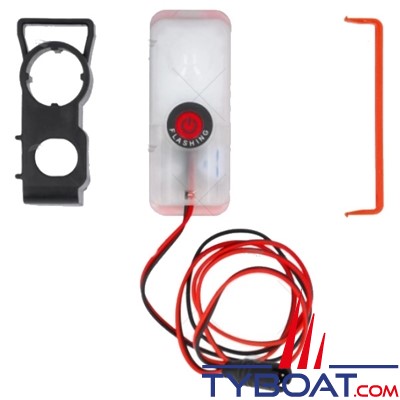 Lampe flash pour gilet gonlable homologué SOLAS - avec support