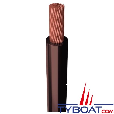 Topflex - Câble électrique H07V-K - 2,5mm² - Noir (10m)