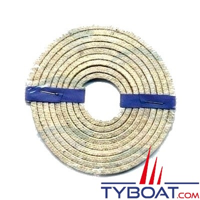 Tresse téflon pour presse étoupe 10x10mm - longueur 2 mètres