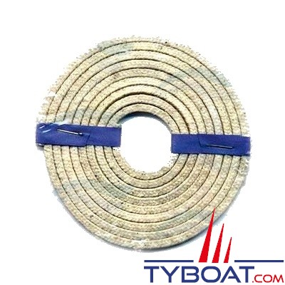 Tresse téflon pour presse étoupe 5x5mm - longueur 2 mètres