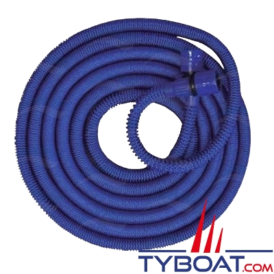 Tuyau extensible renforcé bleu - 30 mètres - Ø8