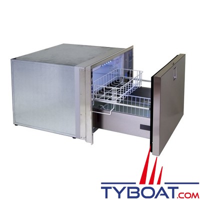 Indel Marine - Congélateur 1 tiroir - 70 litres Clean Touch -  Drawer DR70CT F  inox - 12/24 volts