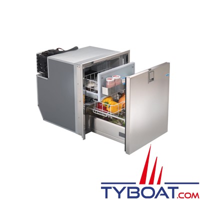 Indel Marine - Réfrigérateur 2 tiroirs avec freezer - 65 litres -  Drawer DR65 inox
