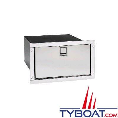 Indel Marine - Réfrigérateur 1 tiroir 36 Litres - Cruise 36 inox - 12/24 Volts