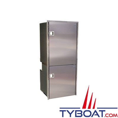 Indel Marine - Réfrigérateur Congélateur CR195 (130+60 litres) Cruise Inox -12/24V