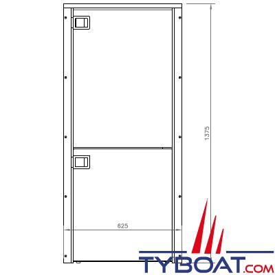 Réfrigérateur/congelateur ISOTHERM IndelDR160 inox 95+65L 12/24V