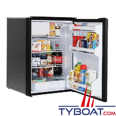 Indel Marine - Réfrigérateur CR130 Cruise Classic Total Black - 130 litres - 12/24V