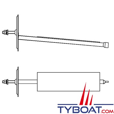 Indel Marine - SBE00045AA Plaque support de résistance pour chauffe eau BASIC