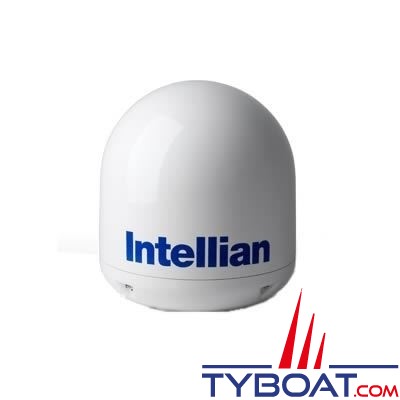 Intellian - Antenne TV par satellite Ø 45cm - GPS intégré - LNB 4 sorties - I4P