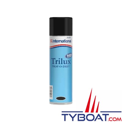 International - antifouling pour hélice et embase Trilux Prop-O-Drev - Gris - Aérosol 0,5 Litre