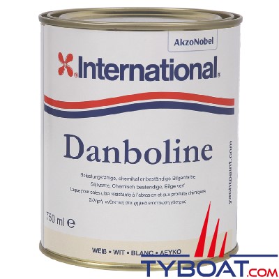International - Peinture Danboline pour cales, les coffres et les cloisons - blanc - 0.75 litres