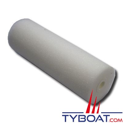 Rouleau laqueur mousse blanc 11 cm