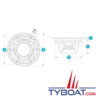 JL Audio - Subwoofer marin série M6 - 8