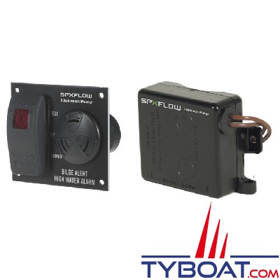 Johnson Pump - Alarme de cale, alarme de niveau d'eau avec interrupteur Ultima - 24V