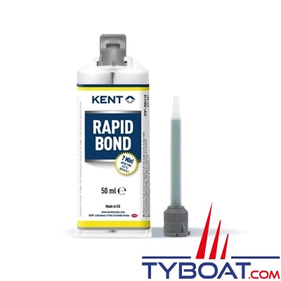 Kent Europe - Colle méthacrylate Rapid Bond blanc 5 minutes - 50 ml