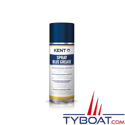 Kent Europe - Graisse lithium Blue Grease - Aérosol 400 ml 