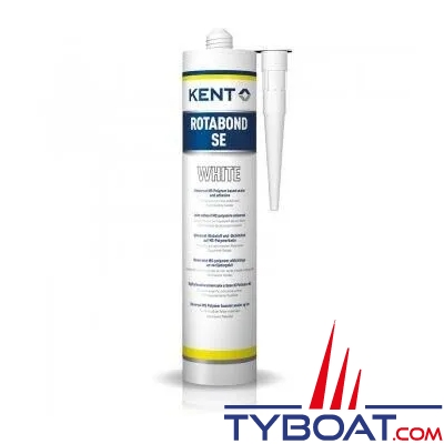 Kent Europe - Joint adhésif Rotabond SE polymère - Cartouche 290 ml - Blanc