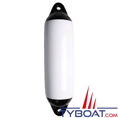 Majoni - Pare-battage cylindrique - Blanc et noir - Ø 180 - Longueur 600 mm