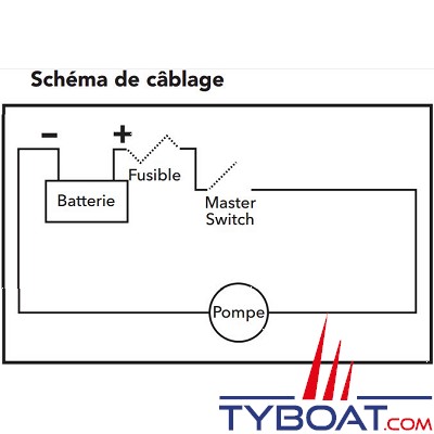 Jabsco - Pompe de cale et douche à menbrane 37202-2024 - 12L/min - 24V 
