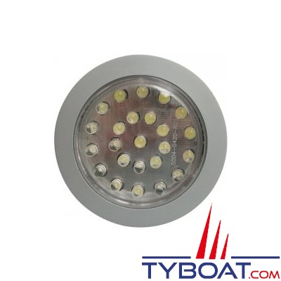 Spot 24 leds  - Blanc froid - Ø 75 mm - 12 Volts