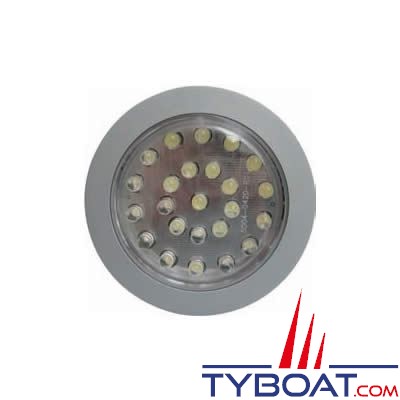 Spot 24 leds  - Blanc froid - Ø 75 mm - 24 Volts