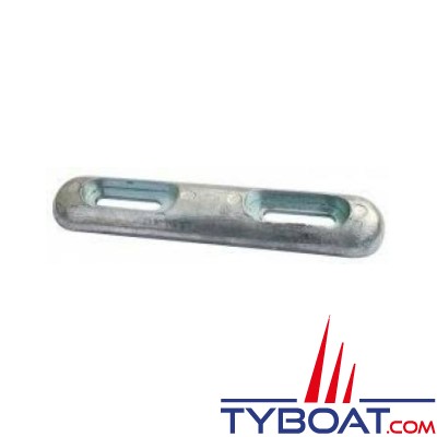 Martyr - Anode à boulonner magnésium 320mm x 65mm - 0,8 kg