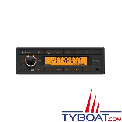 Autoradio Tuner - TR7411U-OR -  RDS USB AUX - 12Volts - 4X25W