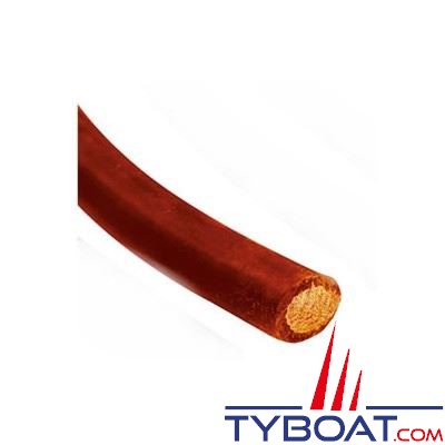 Câble de batterie souple 10 mm² rouge au mètre