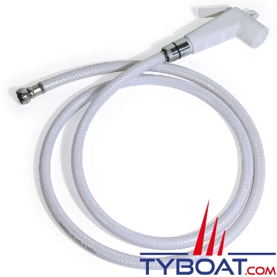 Douchette avec flexible chrome 2,5 mètres