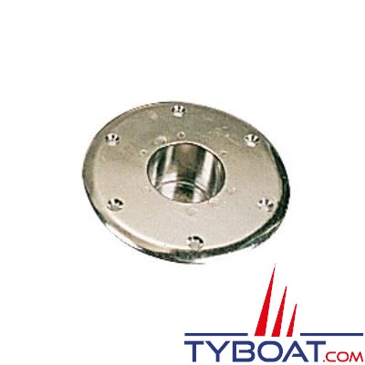 Embase de pied de table aluminium pour Ø 60 mm